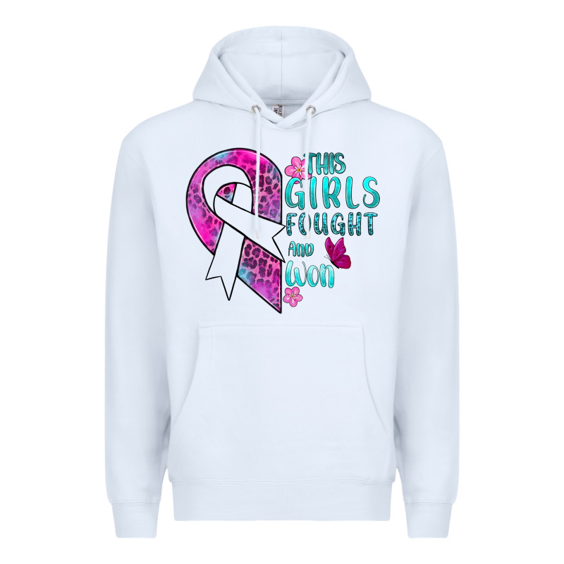 This Girls Fought And Won Cancer Premium Hoodie by BundleAndBundleShop | Teevron