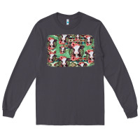 Smoke baby cow floral aztec background Long Sleeve Tee - Jasminsmagicworld