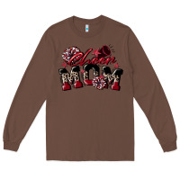 Chestnut cheer mom  maroon Long Sleeve Tee - CowGirlArtShop