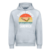 Heather Grey enjoy every sandwich   sandwich gift   sandwich lover   funny gift ide Urban Hoodie - tuanDangUi