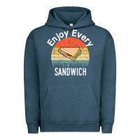 Pigment Midnight Navy enjoy every sandwich   sandwich gift   sandwich lover   funny gift ide Urban Hoodie - tuanDangUi