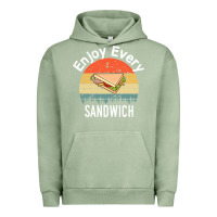 Pigment Oil Green enjoy every sandwich   sandwich gift   sandwich lover   funny gift ide Urban Hoodie - tuanDangUi