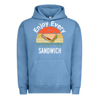 Pigment Pebble Blue enjoy every sandwich   sandwich gift   sandwich lover   funny gift ide Urban Hoodie - tuanDangUi