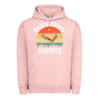 Pigment Salmon enjoy every sandwich   sandwich gift   sandwich lover   funny gift ide Urban Hoodie - tuanDangUi