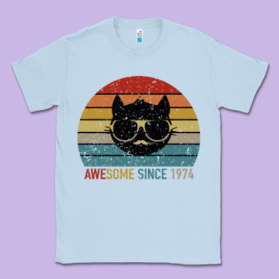 Awesome Since 1974 Classic Tee Designed By Bettercallsaul