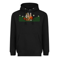 Black halloween meerkat Heavyweight Hoodie - LillyAllenDesigns