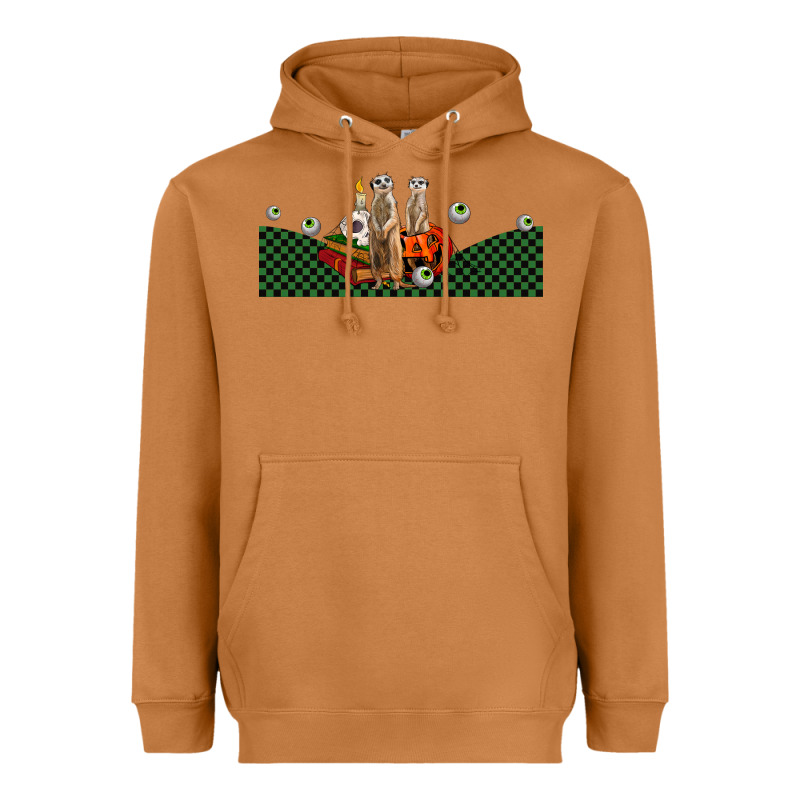 Halloween Meerkat Heavyweight Hoodie by LillyAllenDesigns | Teevron