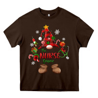 The Nurse Gnome Christmas Heavy Core Tee | Teevron