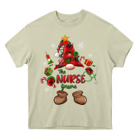 Mossy the nurse gnome christmas Heavy Core Tee - MaliasSmallBusiness