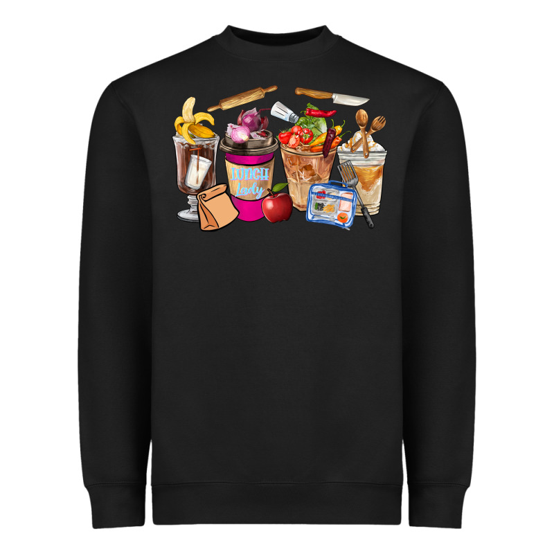 Lunch Lady Coffee Cups Heavyweight Sweatshirt by FaDigitalArtStudio | Teevron