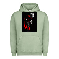 Pigment Oil Green saw movie Urban Hoodie - tuanDangUi