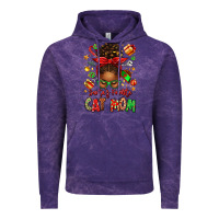 Cloud Purple santas favorite cat mom Vintage Hoodie - texasbilliewilder