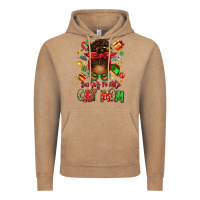 Vintage Coffee santas favorite cat mom Vintage Hoodie - texasbilliewilder