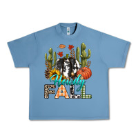Pebble Blue Howdy Fall Urban Heavy Tee - texasbilliewilder