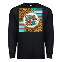 Black western fall mama Premium Sweatshirt - LillyAllenDesigns