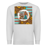 Dove Grey western fall mama Premium Sweatshirt - LillyAllenDesigns