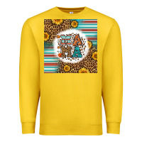 Lemon western fall mama Premium Sweatshirt - LillyAllenDesigns