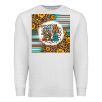 Oatmeal Heather western fall mama Premium Sweatshirt - LillyAllenDesigns