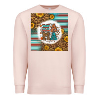 Pale Pink western fall mama Premium Sweatshirt - LillyAllenDesigns