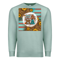 Seafoam western fall mama Premium Sweatshirt - LillyAllenDesigns