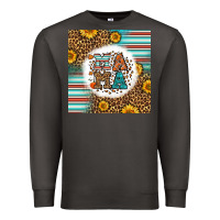 Smoke western fall mama Premium Sweatshirt - LillyAllenDesigns
