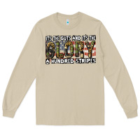 Mushroom its the guts and its the glory a hundred stripes Long Sleeve Tee - CowGirlArtShop