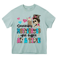 Arona surviving motherhood one coffee at a time Heavy Core Tee - MaliasSmallBusiness