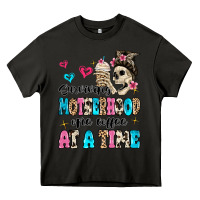Asphalt surviving motherhood one coffee at a time Heavy Core Tee - MaliasSmallBusiness