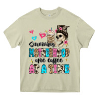 Mossy surviving motherhood one coffee at a time Heavy Core Tee - MaliasSmallBusiness