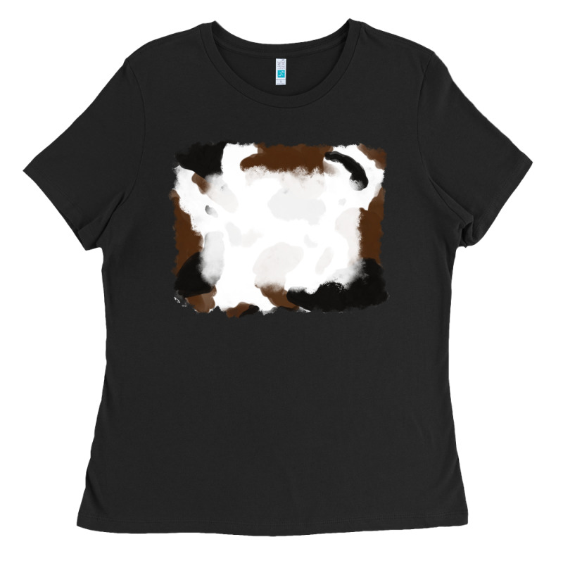 Cowhide Frames Background Ladies Tee by RanaPortraitStore | Teevron
