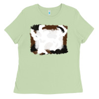 Matcha cowhide frames background Ladies Tee - RanaPortraitStore