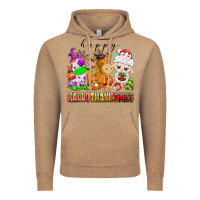 Vintage Coffee happy hallothanksmas farm animals Vintage Hoodie - texasbilliewilder