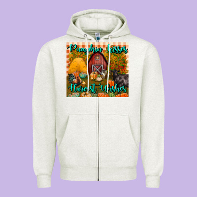 Pumpkin Kisses Harvest Wishes Tumbler Zipper Hoodie Designed By Bundleandbundleshop