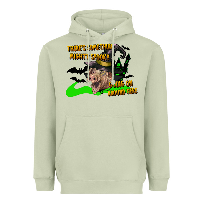 There's Something Mighty Going On Around Here Pig Heavyweight Hoodie by LillyAllenDesigns | Teevron