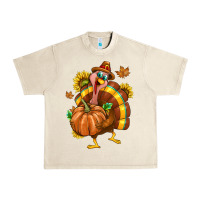 Sandshell Thanksgiving Turkey Urban Heavy Tee - texasbilliewilder
