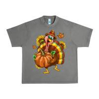 Tornado Thanksgiving Turkey Urban Heavy Tee - texasbilliewilder