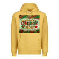 Antique Gold christmas vibes tumbler Premium Hoodie - BundleAndBundleShop