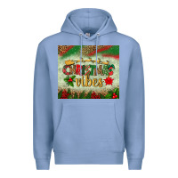 Colony Blue christmas vibes tumbler Premium Hoodie - BundleAndBundleShop