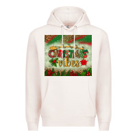 Pale Pink christmas vibes tumbler Premium Hoodie - BundleAndBundleShop