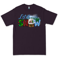 Plum let it snow Premium Tee - BundleAndBundleShop