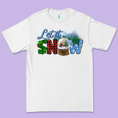 Let It Snow Premium Tee Designed By Bundleandbundleshop