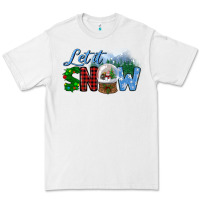 White let it snow Premium Tee - BundleAndBundleShop