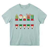 Arona add your personalization christmas pencils Heavy Core Tee - MaliasSmallBusiness