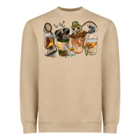 Mushroom Fishing Coffee Cups Heavyweight Sweatshirt - FaDigitalArtStudio