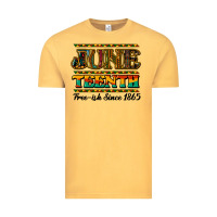 Vintage Mustard juneteenth free ish since 1965 Vintage Tee - NancyCooperArtShop