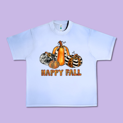 Happy Fall Urban Heavy Tee Designed By Jahusdesignshop