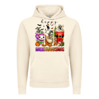 Vintage Artic happy hallothanksmas skeleton coffee cups Vintage Hoodie - texasbilliewilder