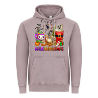 Vintage Zinc happy hallothanksmas skeleton coffee cups Vintage Hoodie - texasbilliewilder