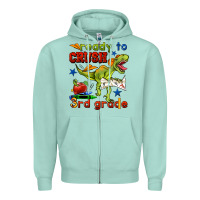 Seafoam ready to crush 3rd grade Zipper Hoodie - BundleAndBundleShop