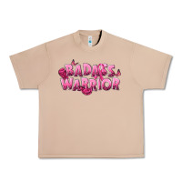 Burro Badass warrior Breast Cancer Urban Heavy Tee - NancyCooperArtShop